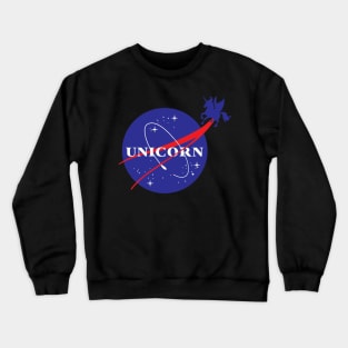 Flying NASA Unicorn Crewneck Sweatshirt